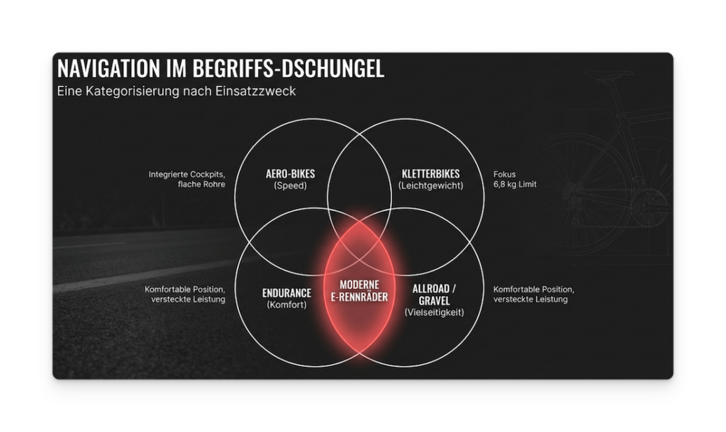 10 E Rennrad Typ E-Rennrad unterschiedliche Begriffe